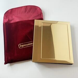 Vintage Impressions Brass 4"x6" Photo Album Bag Box Memories 50 Photos